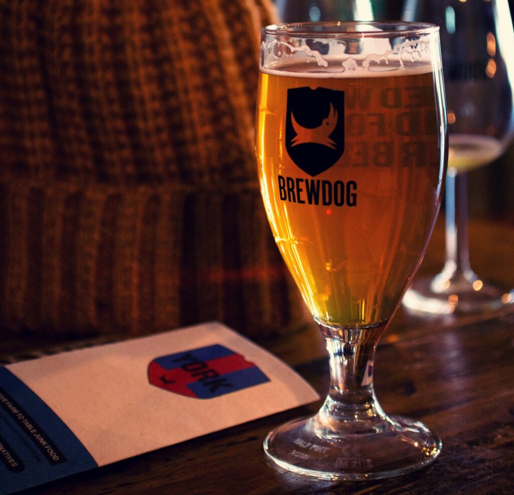 Brewdog pint glass